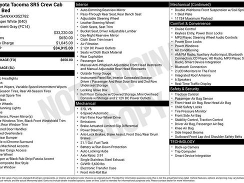 Used 2017 Toyota Tacoma SR5 w/ Tow Package image 6