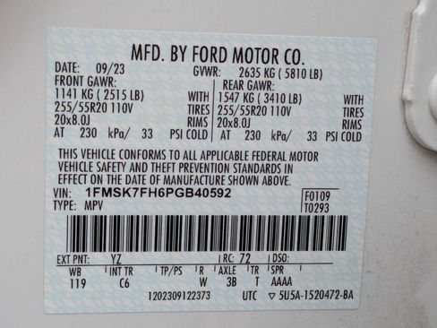 Used 2023 Ford Explorer Limited w/ Equipment Group 301A image 33