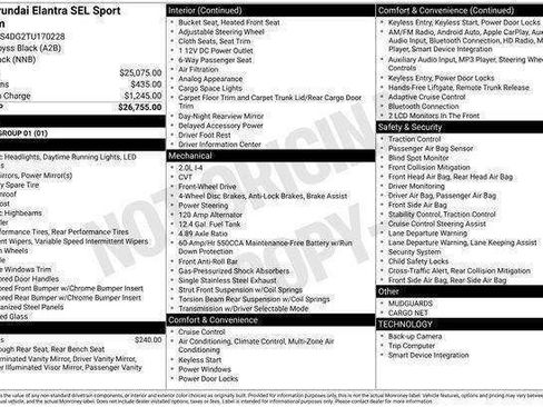 New 2026 Hyundai Elantra SEL Sport image 29