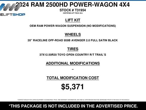 Used 2024 RAM 2500 Power Wagon w/ Level 2 Equipment Group image 2