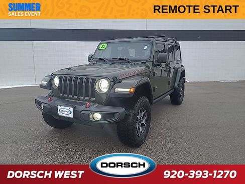 Used 2023 Jeep Wrangler Unlimited Rubicon w/ LED Lighting Group AWD/4WD image 1