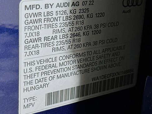 Used 2022 Audi Q3 2.0T Premium image 24