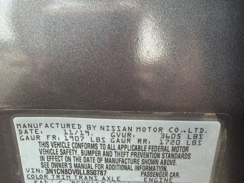Used 2020 Nissan Versa S FWD image 31