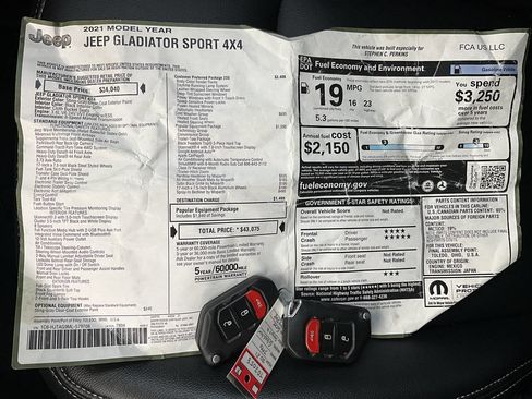 Used 2021 Jeep Gladiator Sport AWD/4WD image 27