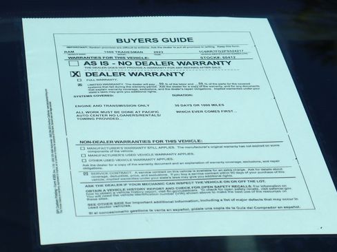 Used 2023 RAM 1500 Tradesman w/ Trailer Tow Group image 51