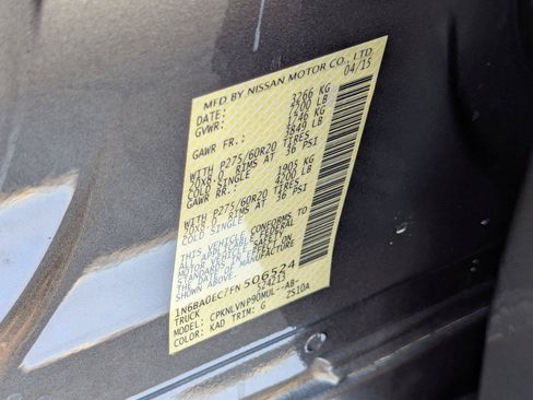 Used 2015 Nissan Titan SL w/ SL Moonroof Package AWD/4WD image 41