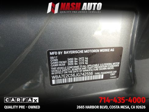 Used 2018 BMW 740i RWD image 84