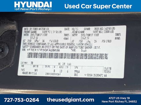 Used 2016 Ford F150 XL w/ Equipment Group 101A Mid RWD image 39