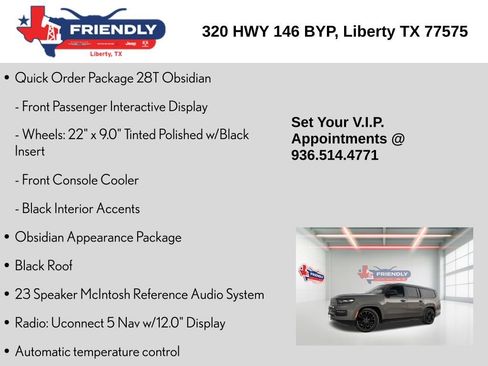 Used 2024 Jeep Grand Wagoneer L Series II w/ Quick Order Packagew 28T image 10