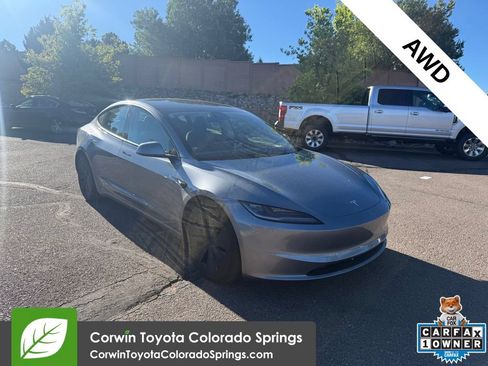 Used 2025 Tesla Model 3 Long Range AWD/4WD image 1