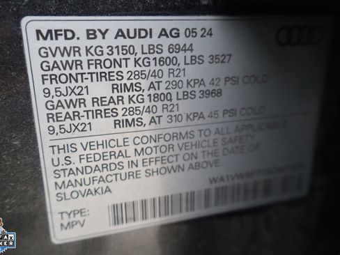 Used 2025 Audi SQ7 Prestige w/ Prestige Package AWD/4WD image 34