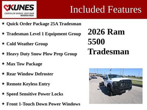 New 2026 RAM 5500 Tradesman AWD/4WD image 3