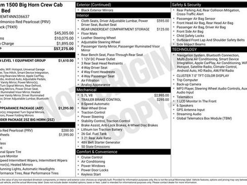 Used 2022 RAM 1500 Big Horn RWD image 8