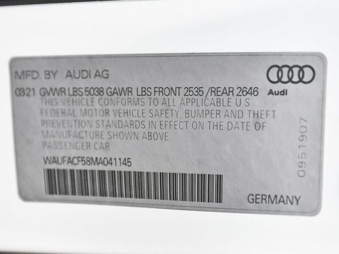 Used 2021 Audi A5 2.0T Premium Plus w/ Premium Plus AWD/4WD image 17