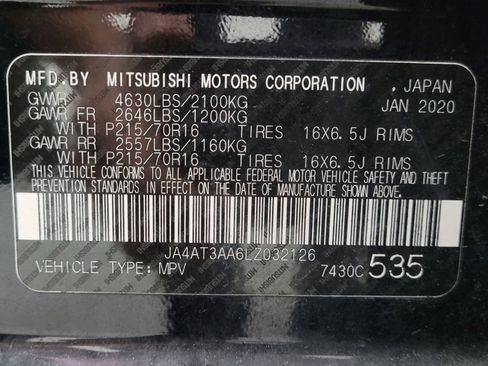 Used 2020 Mitsubishi Eclipse Cross ES AWD/4WD image 33