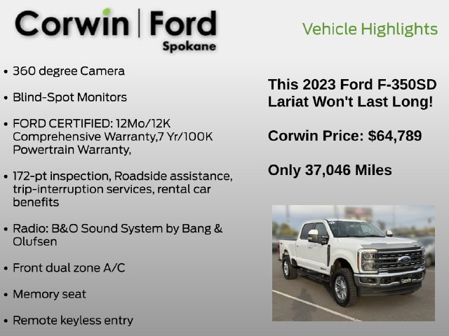 Used 2023 Ford F350 Lariat AWD/4WD image 7