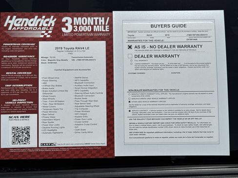 Used 2019 Toyota RAV4 LE FWD image 33