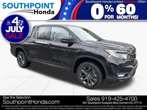 New 2026 Honda Ridgeline Sport image 1