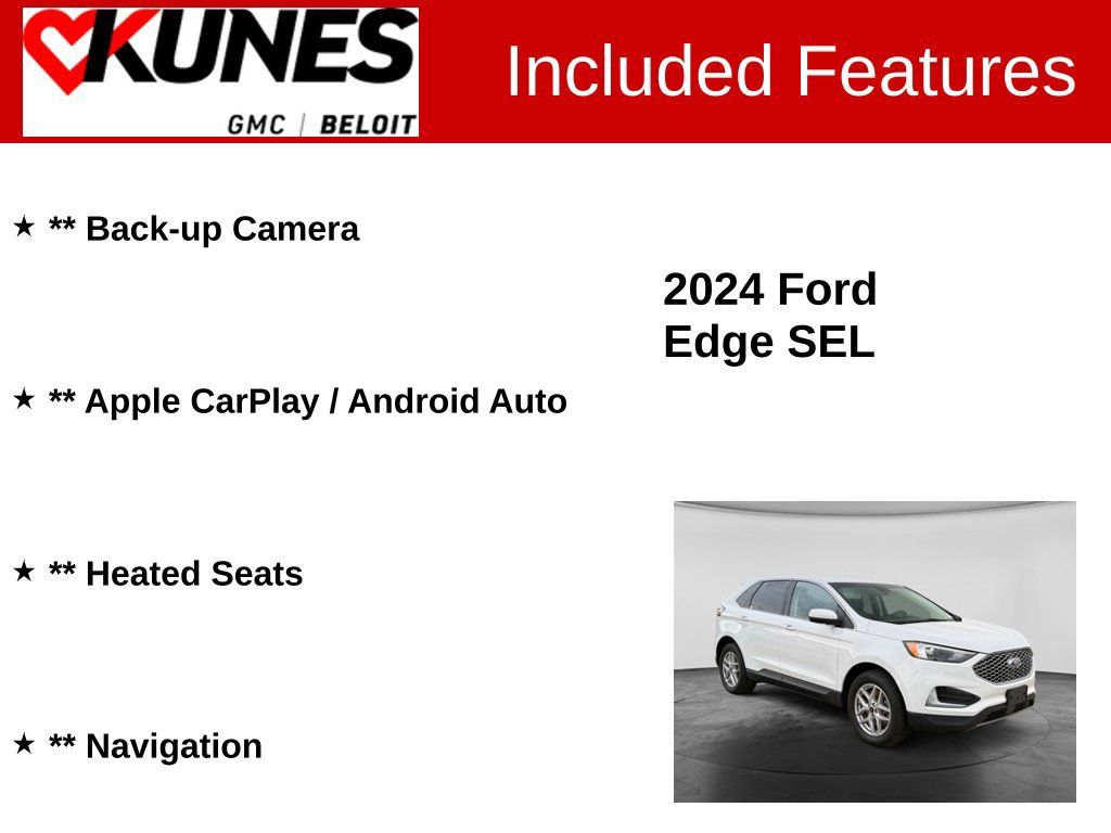 Used 2024 Ford Edge SEL AWD/4WD image 2
