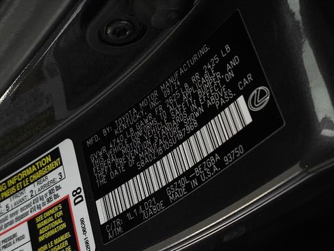 Certified 2025 Lexus ES 350 Premium w/ Premium Package image 34