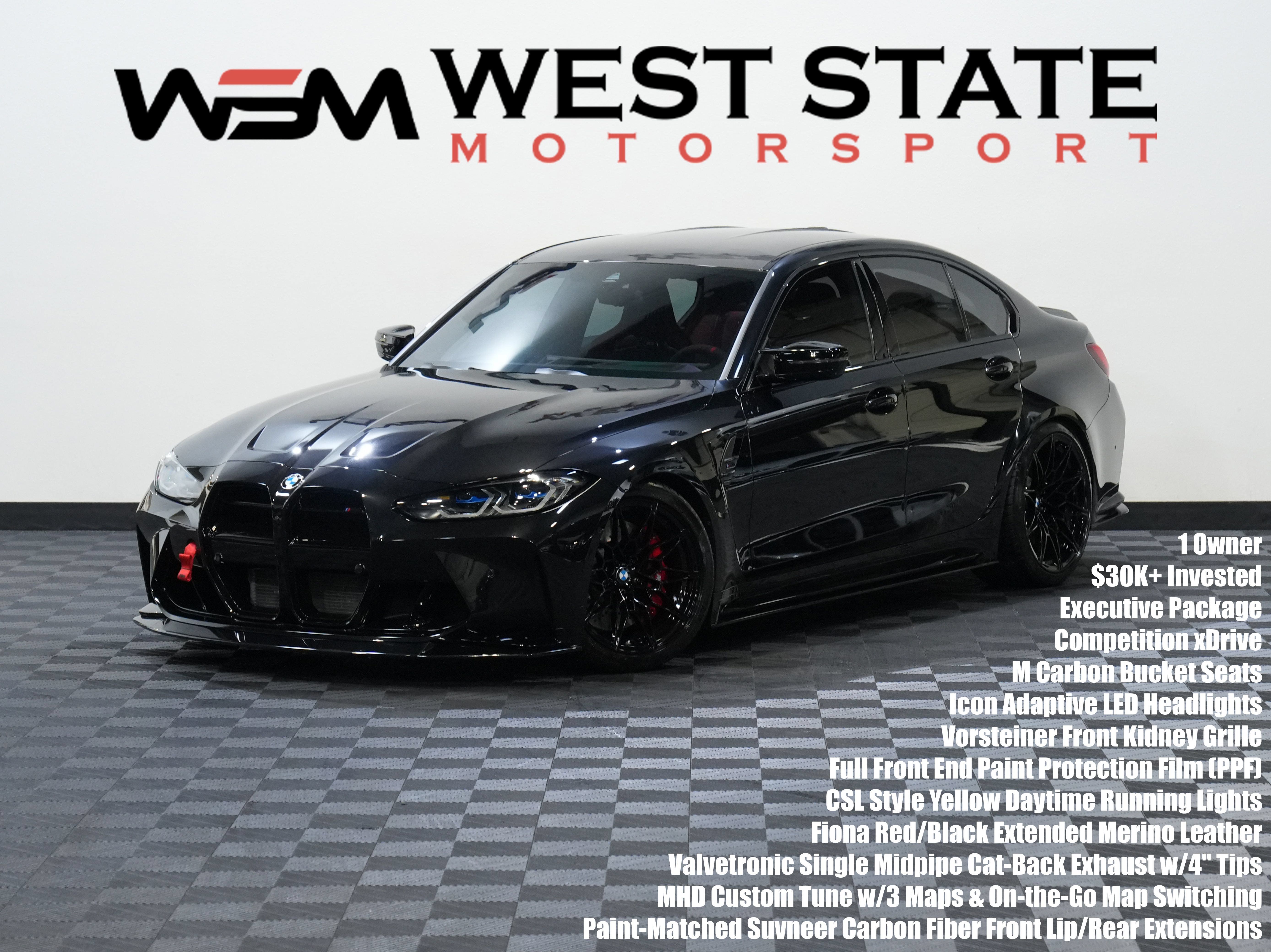 Used 2024 BMW M3 Competition w/ Executive Package AWD/4WD image 1