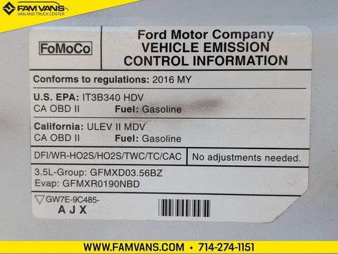 Used 2016 Ford Transit 150 148 Low Roof RWD image 28