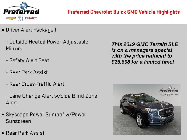 Used 2019 GMC Terrain SLE w/ GMC Pro Grade Package AWD/4WD image 2