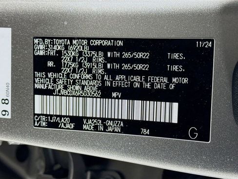 Certified 2024 Lexus GX 550 w/ Accessory Package (Z1) AWD/4WD image 34