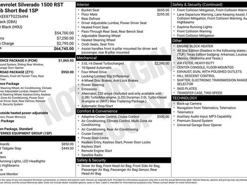 New 2026 Chevrolet Silverado 1500 RST w/ Convenience Package II AWD/4WD image 5
