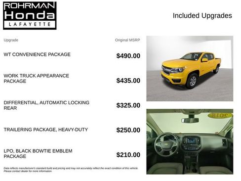 Used 2018 Chevrolet Colorado W/T w/ WT Convenience Package AWD/4WD image 4