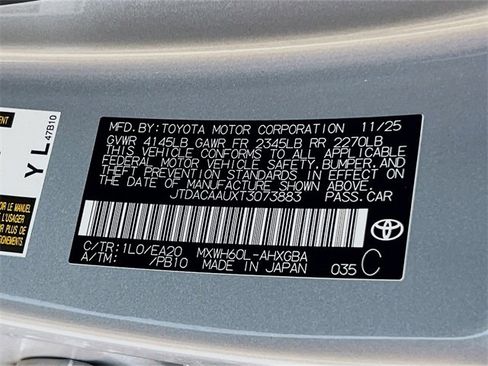 New 2026 Toyota Prius XLE image 36