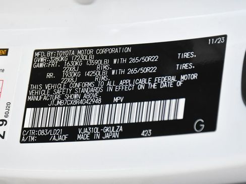 Used 2024 Lexus LX 600 F Sport AWD/4WD image 17