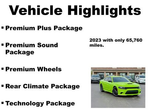 Used 2023 Dodge Charger GT w/ Blacktop Package RWD image 6