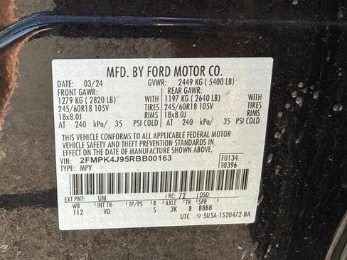 Certified 2024 Ford Edge SEL AWD/4WD image 24