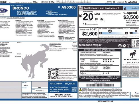 Used 2025 Ford Bronco Outer Banks AWD/4WD image 30