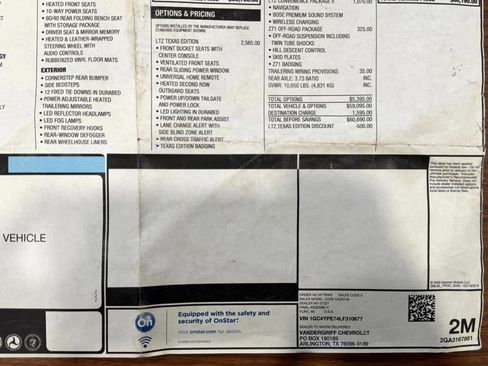 Used 2020 Chevrolet Silverado 2500 LTZ w/ LTZ Texas Edition image 82