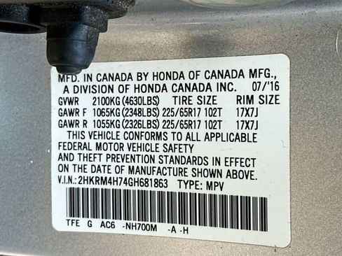 Used 2016 Honda CR-V EX-L image 35