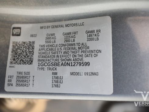 Used 2022 Chevrolet Colorado W/T w/ WT Convenience Package RWD image 13