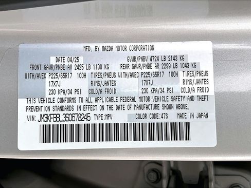 Used 2025 MAZDA CX-5 AWD 2.5 S w/ Select Package image 37