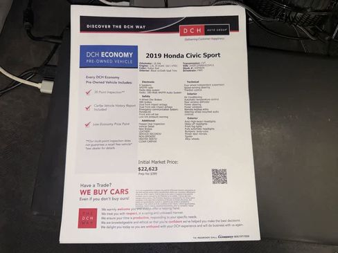 Used 2019 Honda Civic Sport image 13