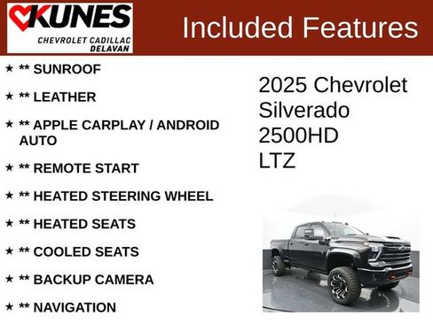 Used 2025 Chevrolet Silverado 2500 LTZ w/ Trail Boss Package image 3