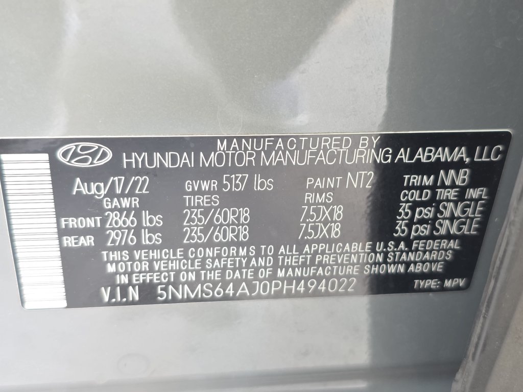 Used 2023 Hyundai Santa Fe XRT w/ Cargo Package FWD image 37