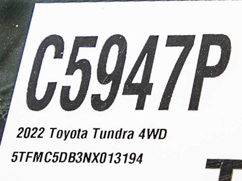 Used 2022 Toyota Tundra 1794 Edition AWD/4WD image 33