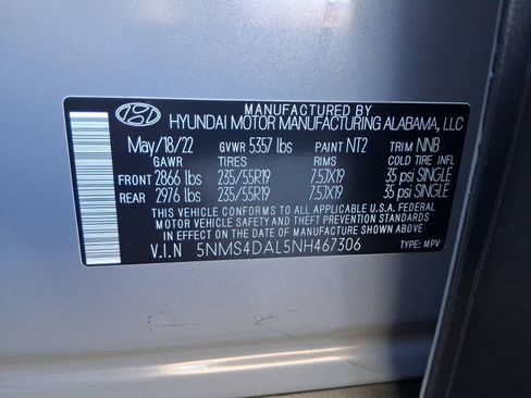 Used 2022 Hyundai Santa Fe Limited AWD/4WD image 19