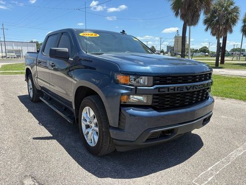 Used 2022 Chevrolet Silverado 1500 Custom w/ LPO, Dark Essentials Package RWD image 1