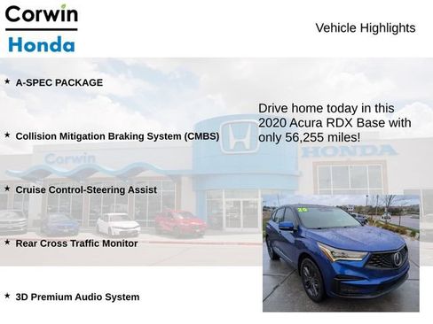 Used 2020 Acura RDX A-Spec FWD image 6