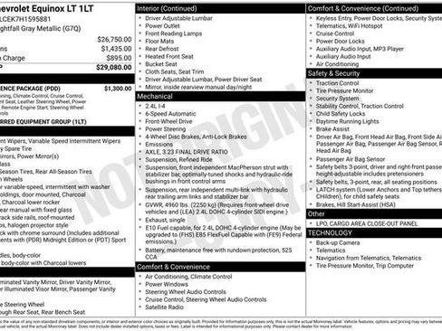 Used 2017 Chevrolet Equinox LT w/ Convenience Package image 15