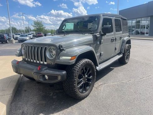 Used 2021 Jeep Wrangler Unlimited Sahara w/ Cold Weather Group image 2