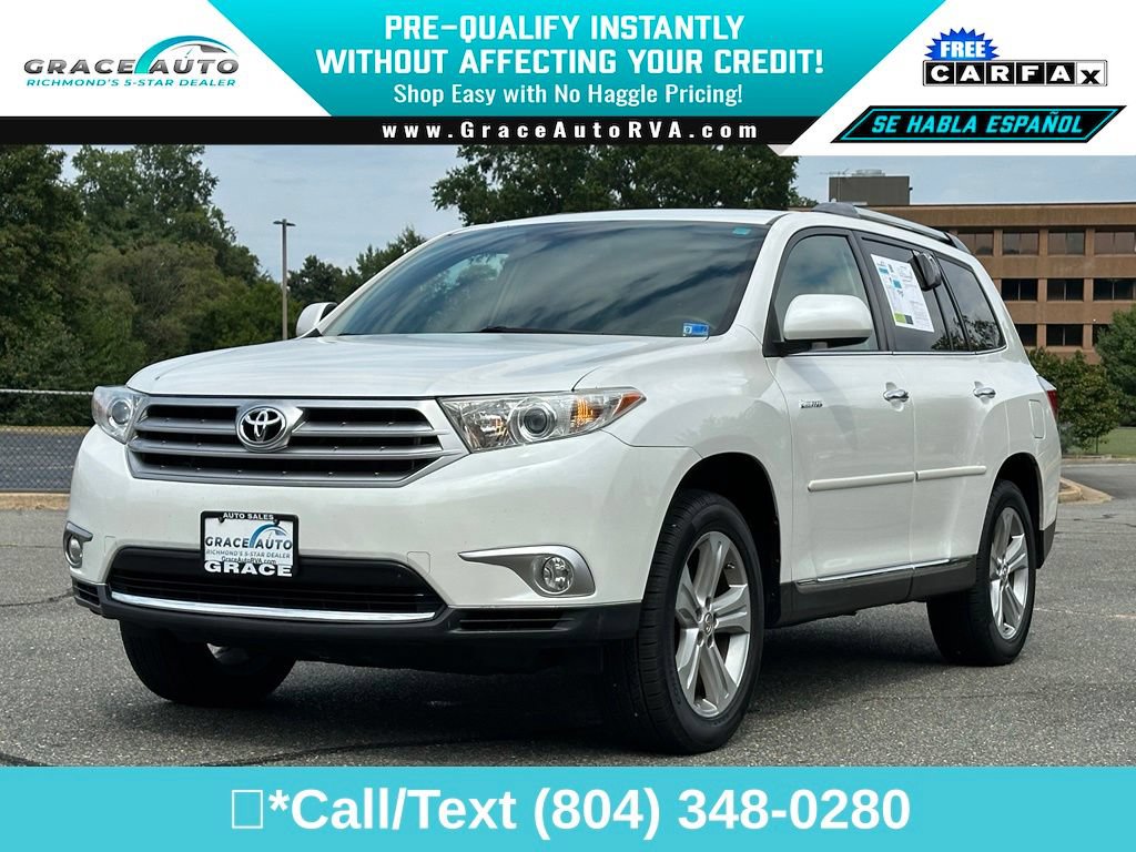 Used 2012 Toyota Highlander Limited w/ Tow Pkg AWD/4WD image 1