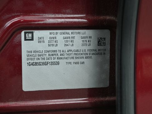 Used 2016 Buick LaCrosse Leather w/ Experience Buick Package FWD image 17